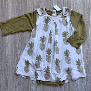 KATE QUINN LS kick pleat dress bodysuit